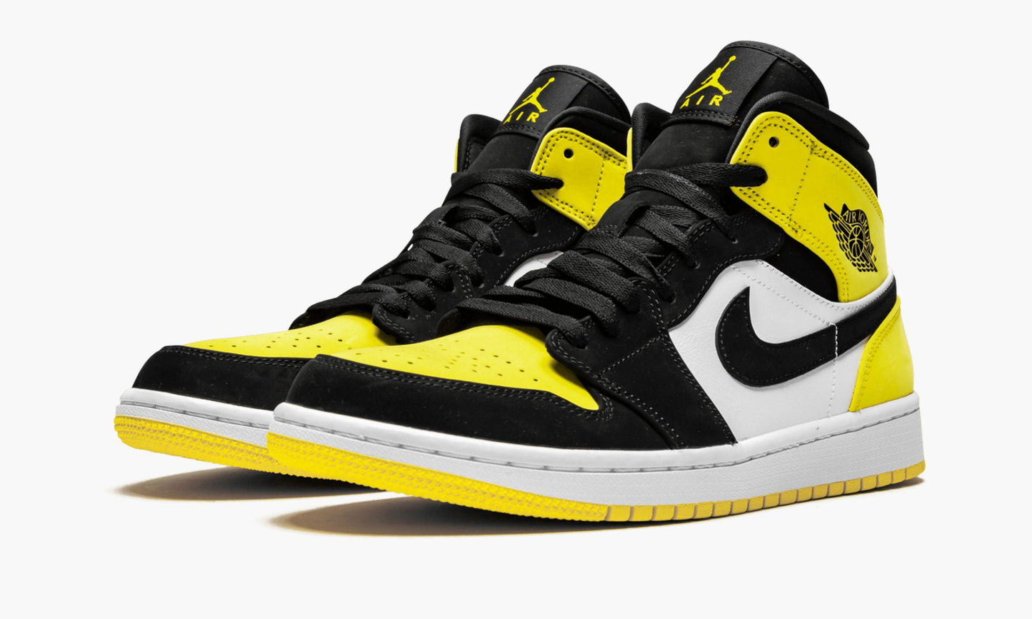 Air Jordan 1 MID SE Yellow Toe Sneakers - Legend Status
