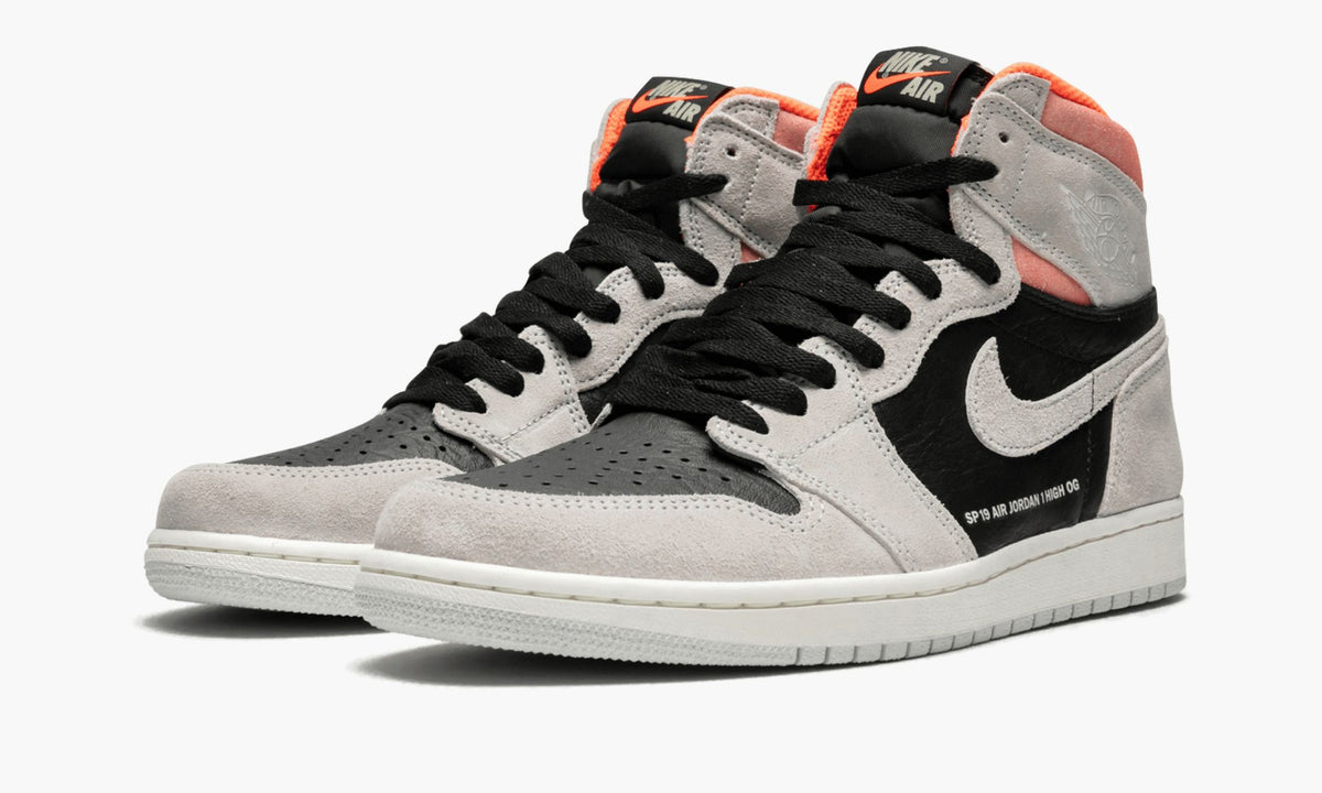 Air Jordan 1 Retro High OG “Neutral Grey/Hyper Crimson” Sneakers - Archive Ed...