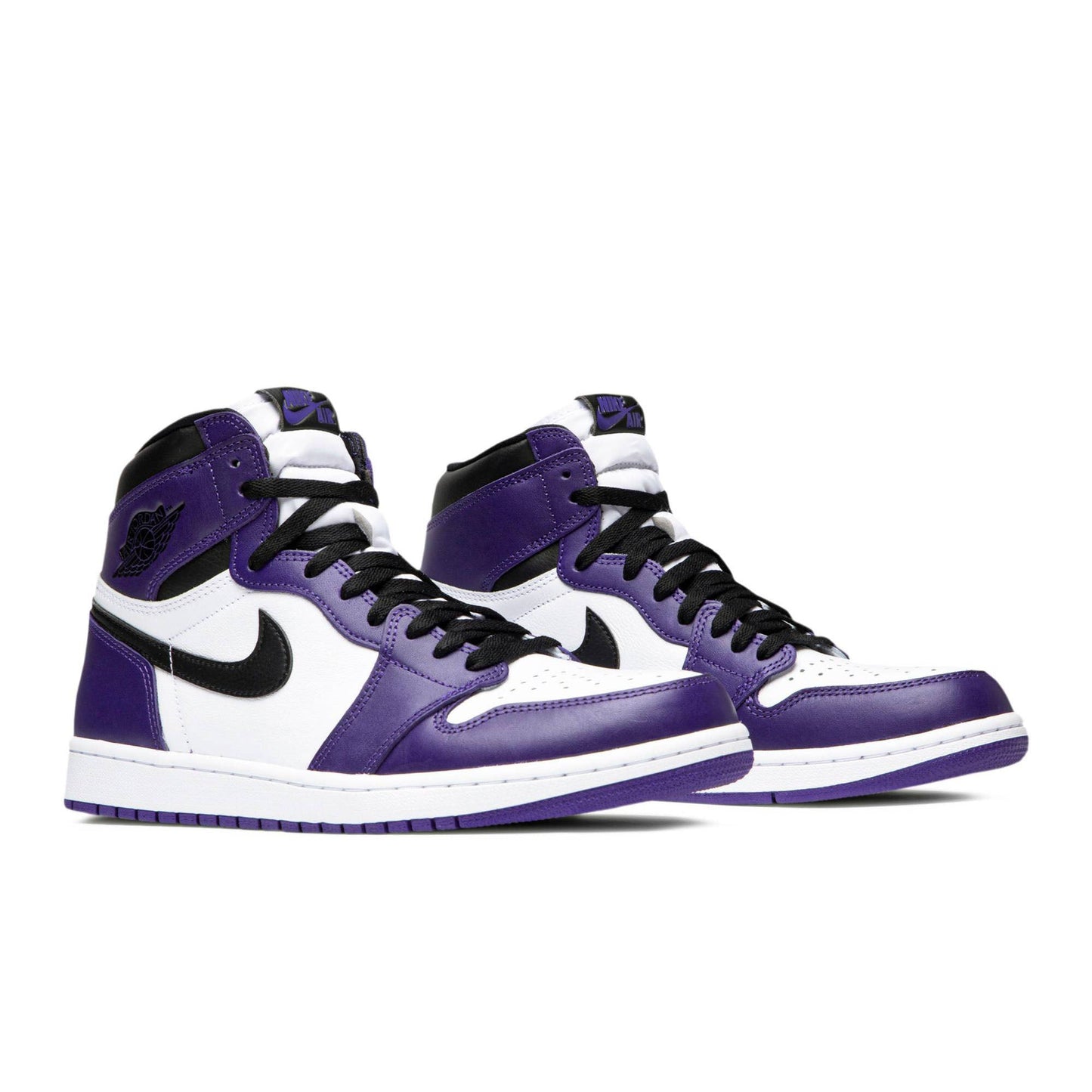 Air Jordan 1 Retro High OG Court Purple 2.0 555088-500 Sneakers - Heritage Ed...