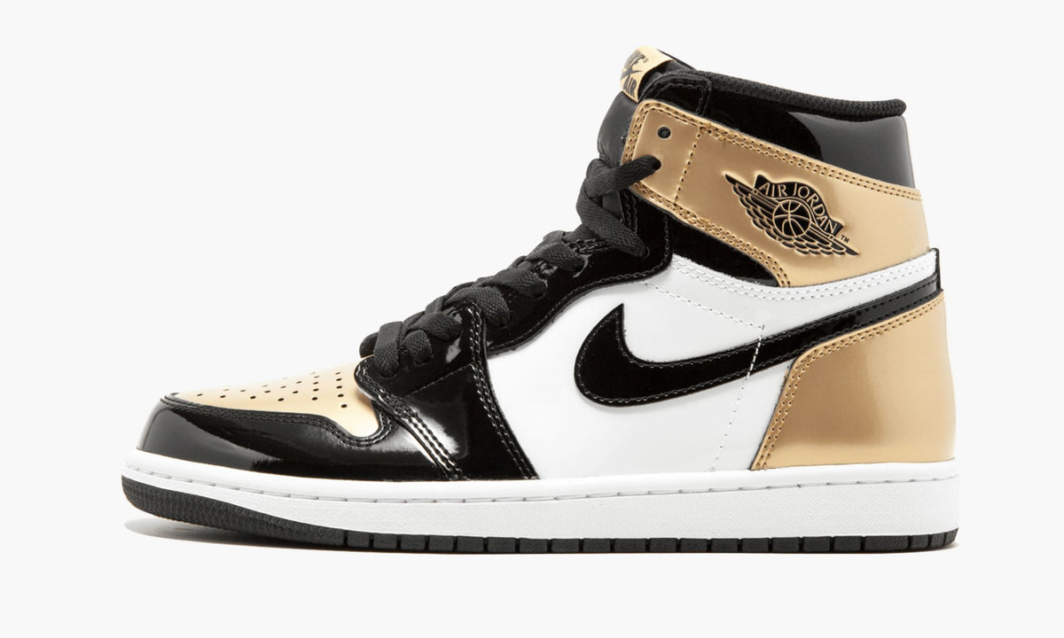 Air Jordan 1 Retro High OG NRG Gold Toe Sneakers - Hype Release