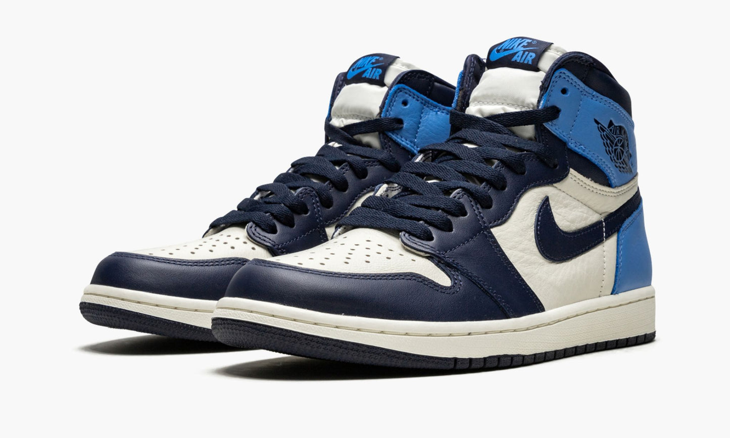 Air Jordan 1 Retro High OG Obsidian/University Blue Sneakers - Archive Edition