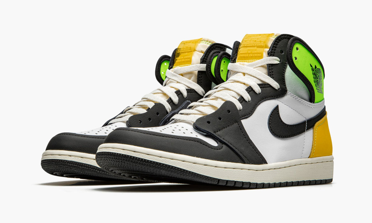 Air Jordan 1 Retro High OG Volt Gold Sneakers - Heritage Edition
