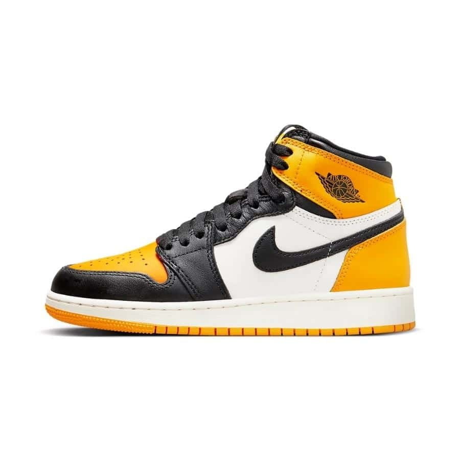 Air Jordan 1 Retro High OG Yellow Toe Sneakers - Streetwear Essential