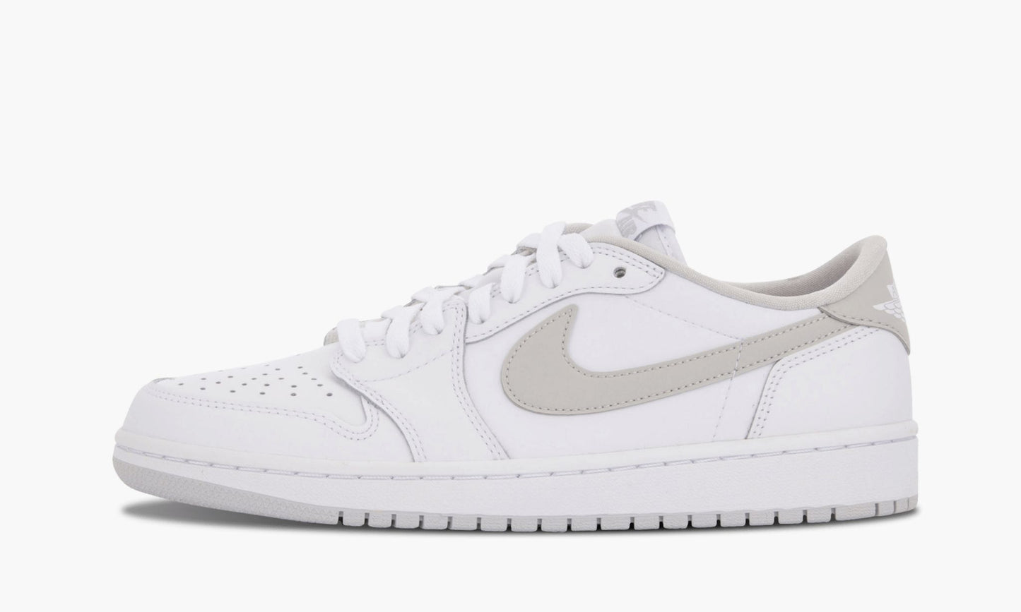 Air Jordan 1 Retro Low OG White / Neutral Grey Sneakers - OG Colorway