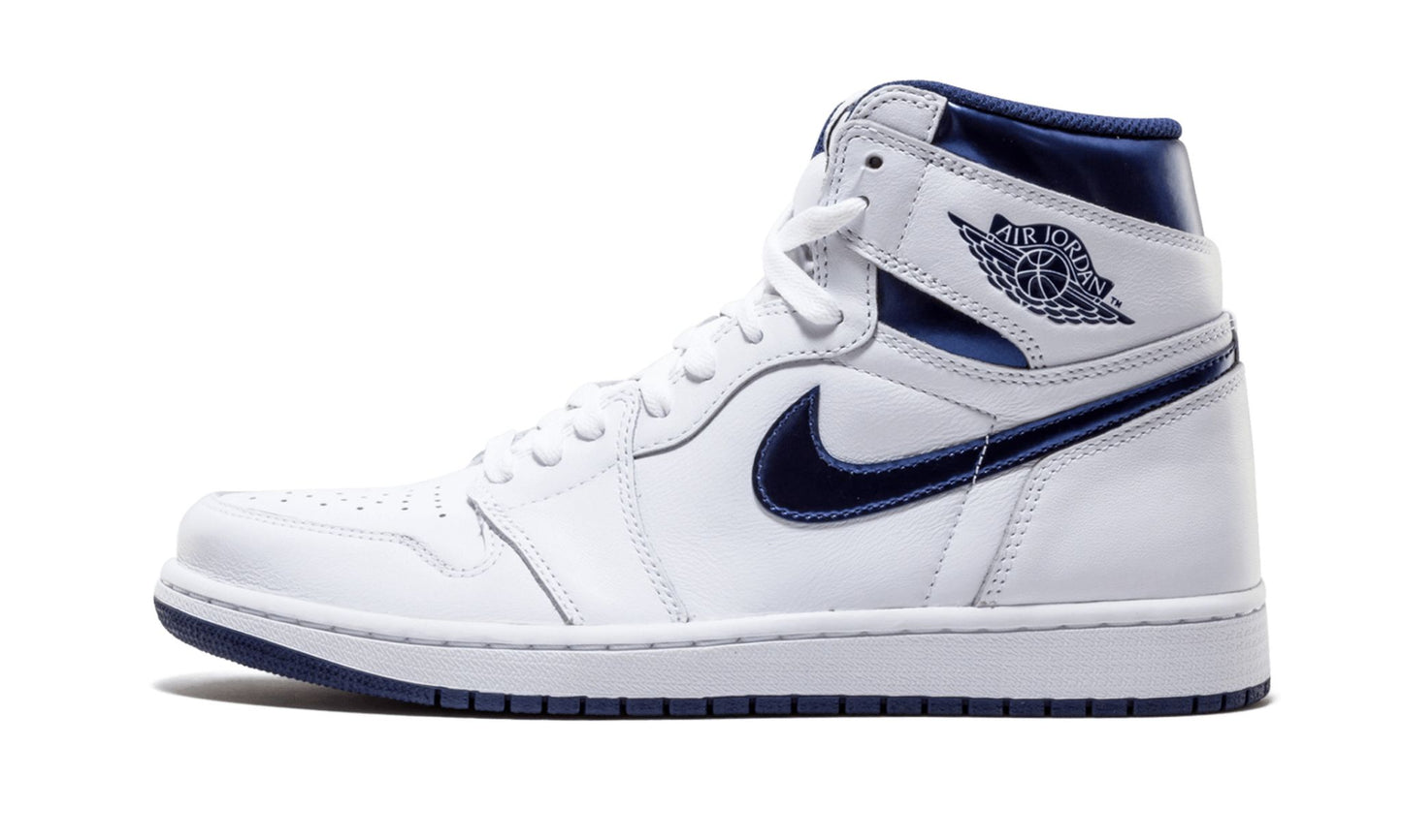 Air Jordan 1 Retro Metallic Navy Sneakers - Basketball Legend