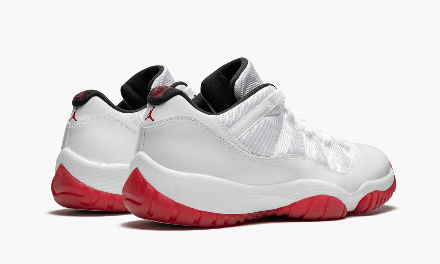 Air Jordan 11 Retro Low “White/Varsity Red” Sneakers - Streetwear Essential
