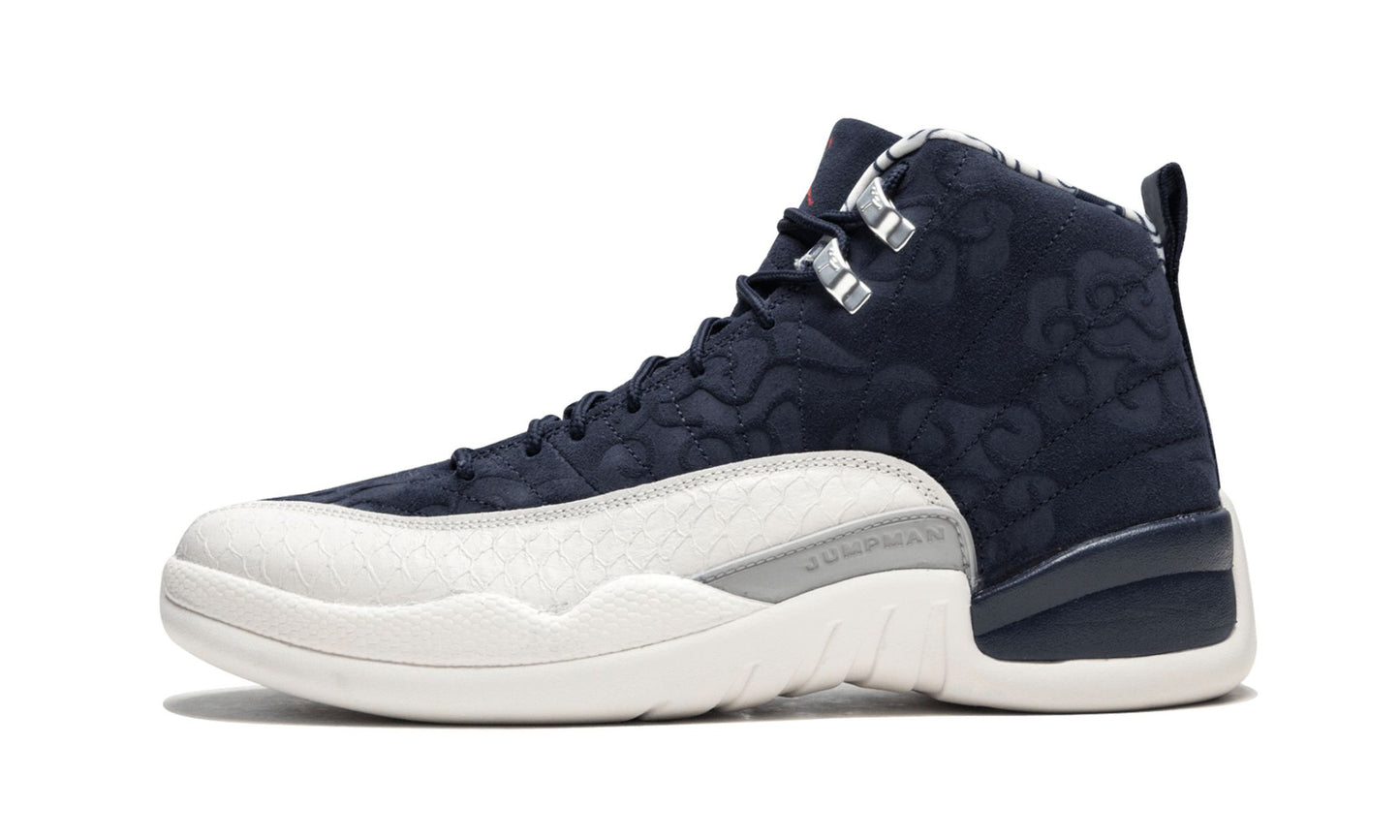 Air Jordan 12 Retro PRM International Flight Sneakers - Fresh Drop