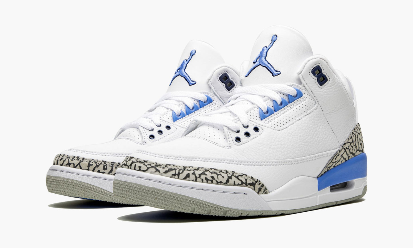 Air Jordan 3 Retro “UNC” Sneakers - Court Classic | Street Style