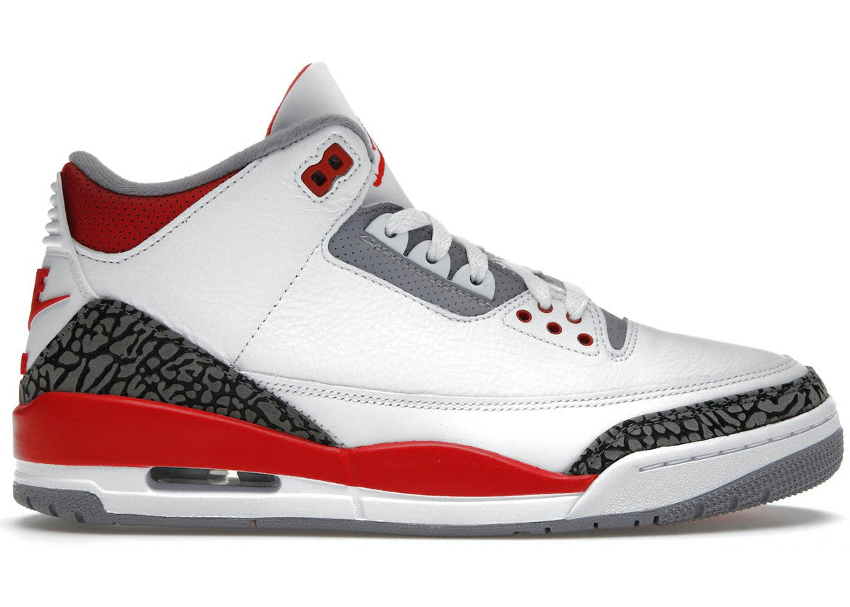 Air Jordan 3 Retro Fire Red Sneakers - Archive Edition | Street Style