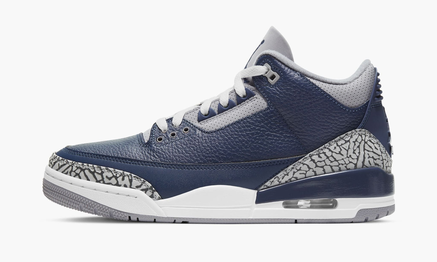 Air Jordan 3 Retro Georgetown Sneakers - Collaboration Release