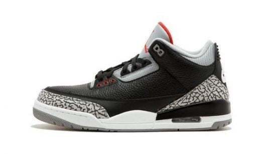 Air Jordan 3 Retro High OG Black Cement 854262 Sneakers - Court Classic