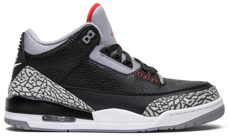 Air Jordan 3 Retro High OG Black Cement 854262 Sneakers - Heritage Edition