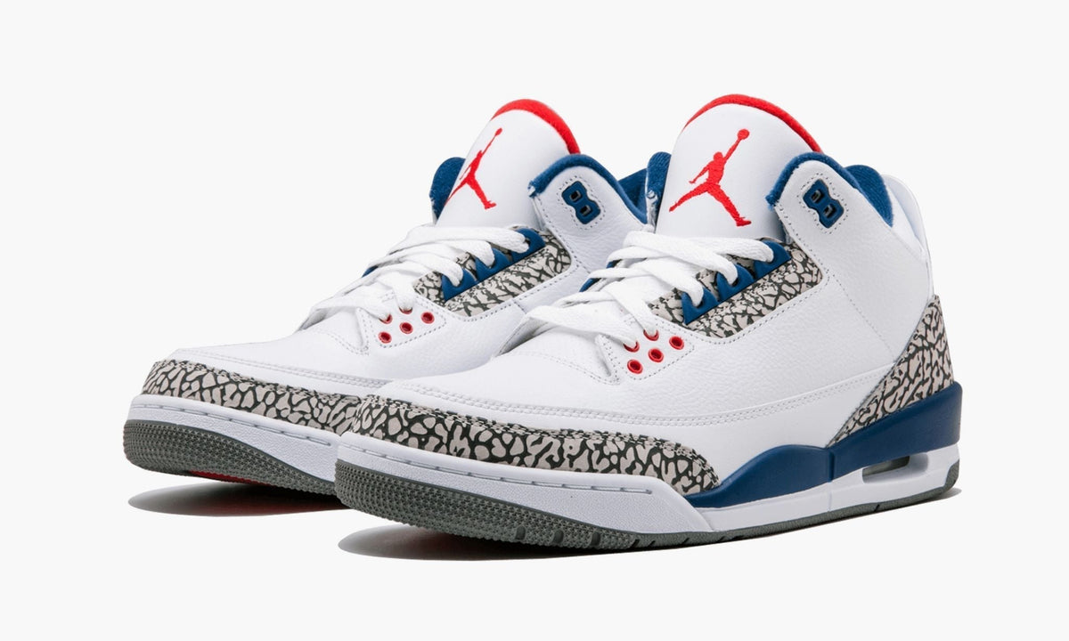 Air Jordan 3 Retro OG “True Blue” Sneakers - Court Icon
