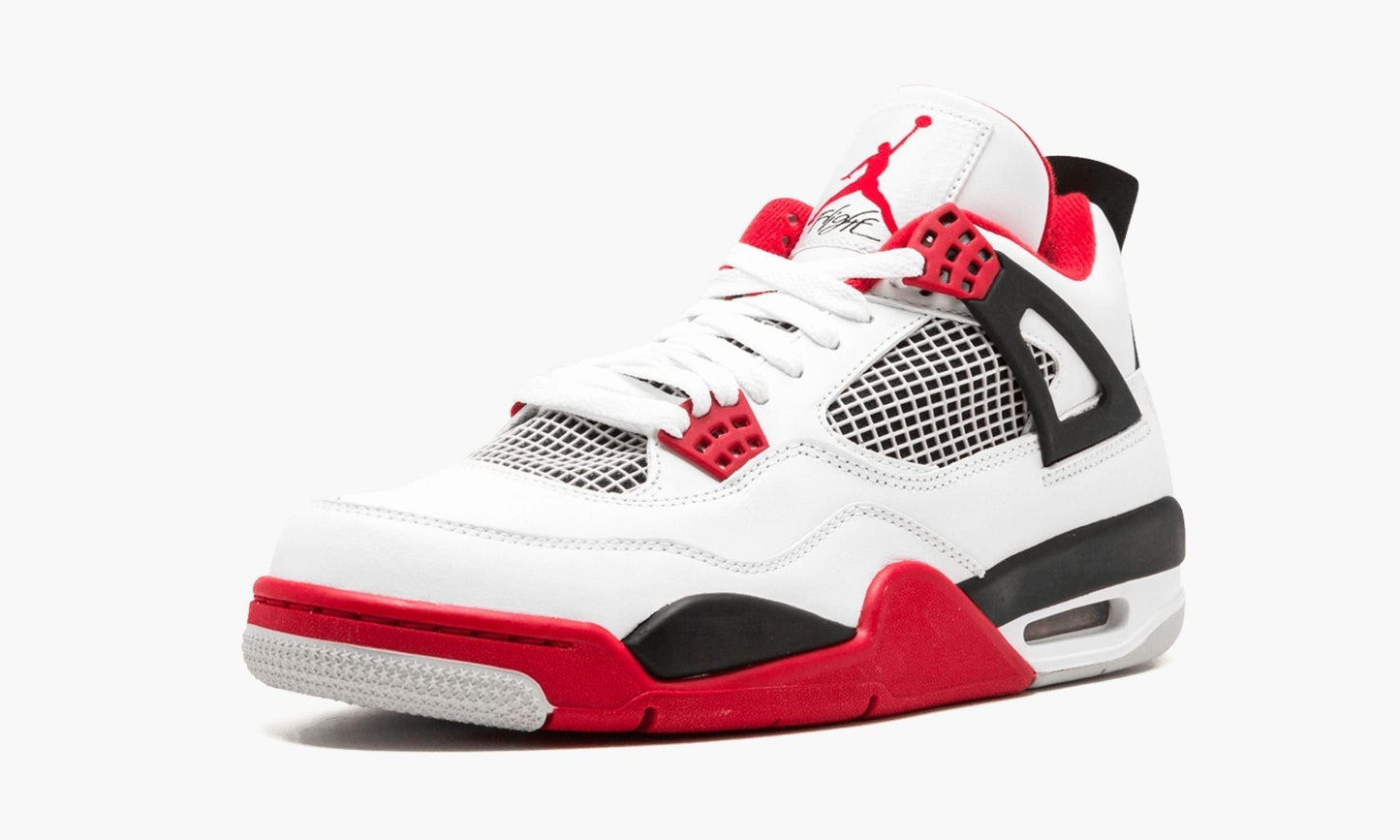 Air Jordan 4 Retro “Fire Red” Sneakers - Style Staple | Instant Classic