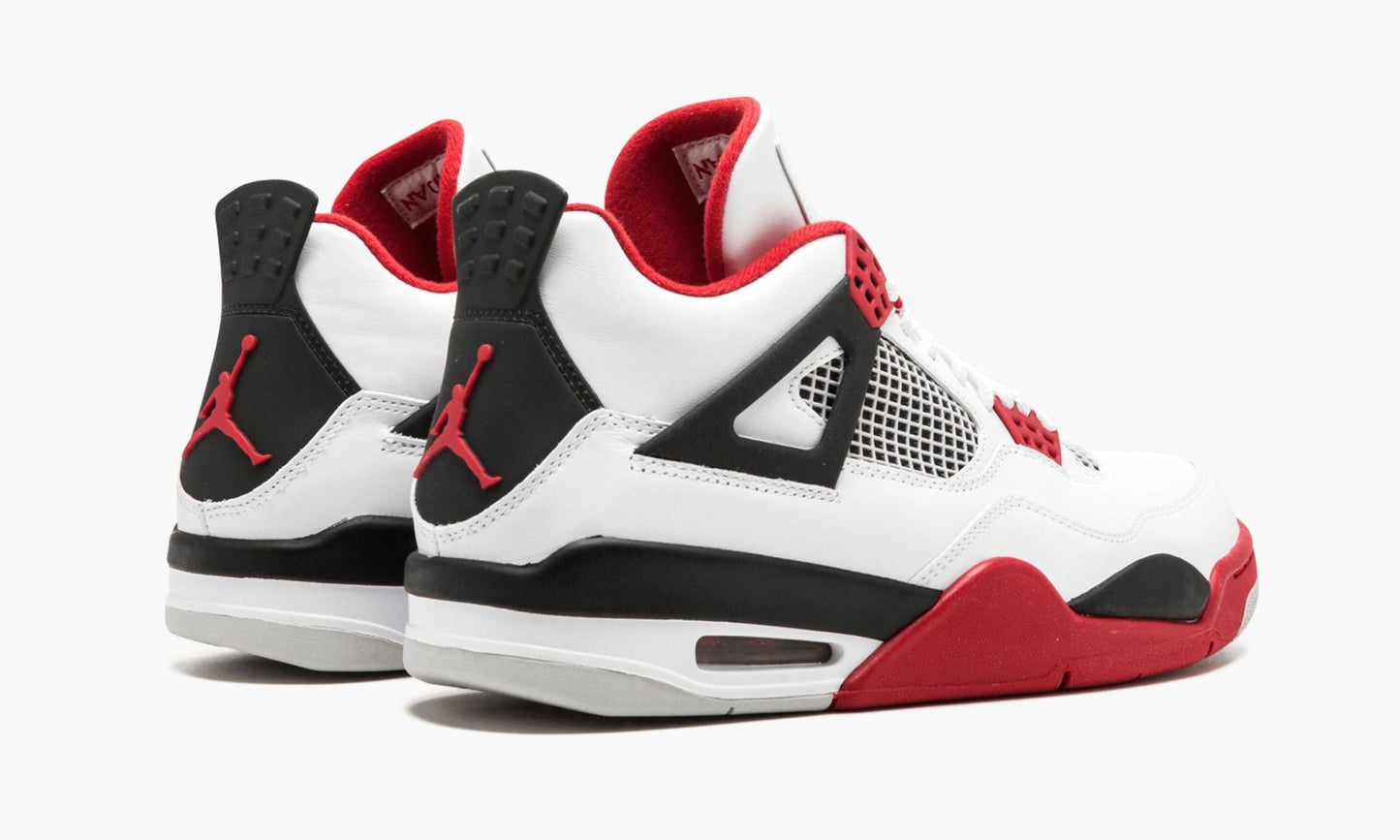 Air Jordan 4 Retro Fire Red Sneakers - Signature Series