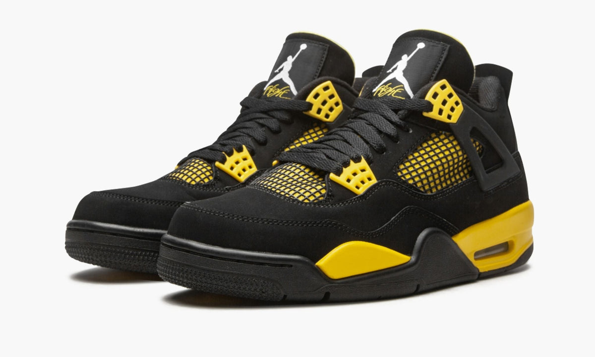 Air Jordan 4 Retro Thunder Sneakers - Court Classic | New Arrival