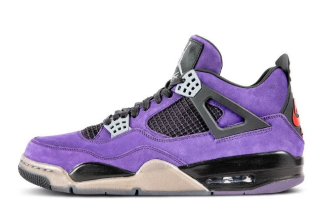 Air Jordan 4 Retro TraviScots Purple CI1184 Sneakers - Court Icon