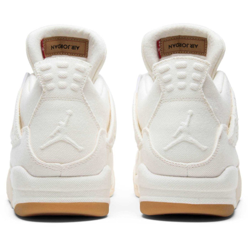 Air Jordan 4 Retro White Denim x Levi’s Sneakers - Prime Pick