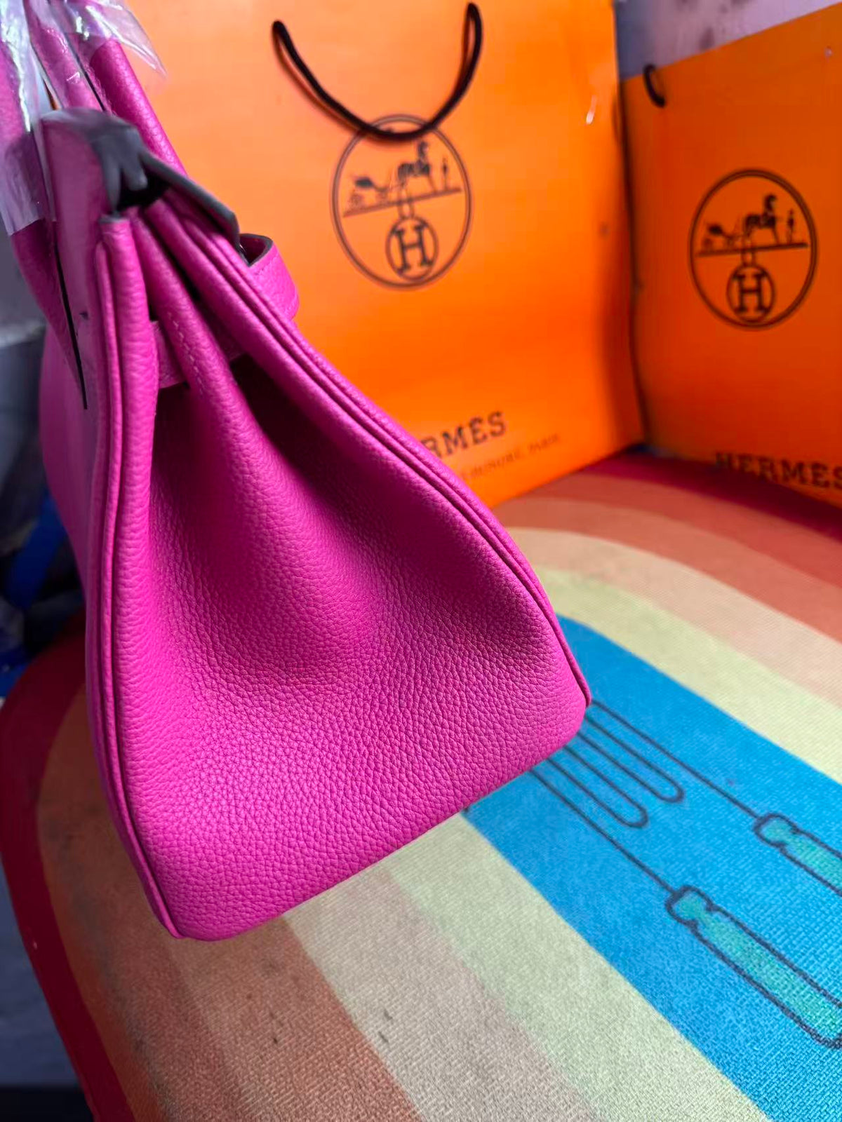 HM Birkin 25 Hot Pink Togo Silver Hardware (Need 25 days to prepare goods)