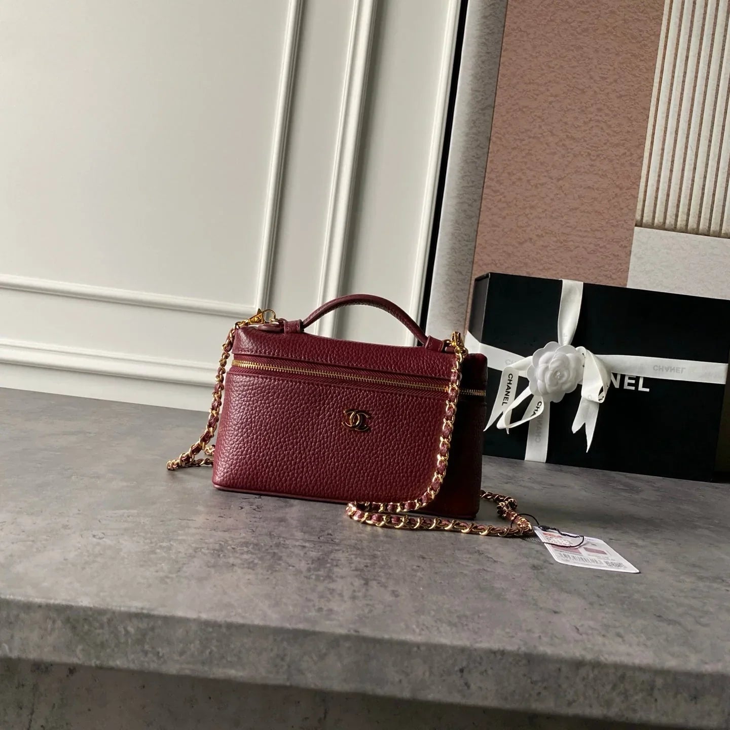 Chanel 2026 Vanity Bag 19.5cm Grained Calfskin