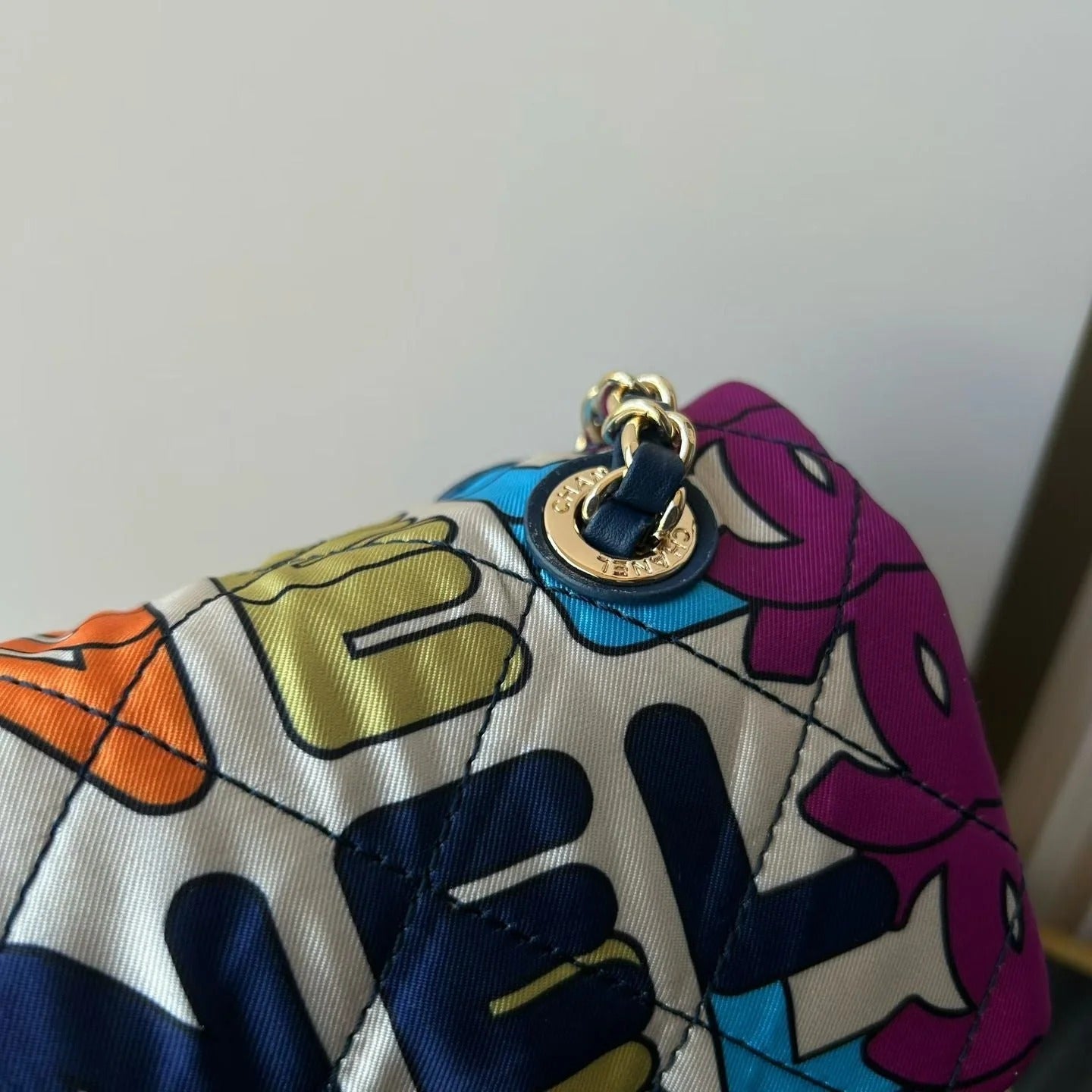 Chanel 2026 Medium Flap Bag 24.5cm Muticolor Fabric