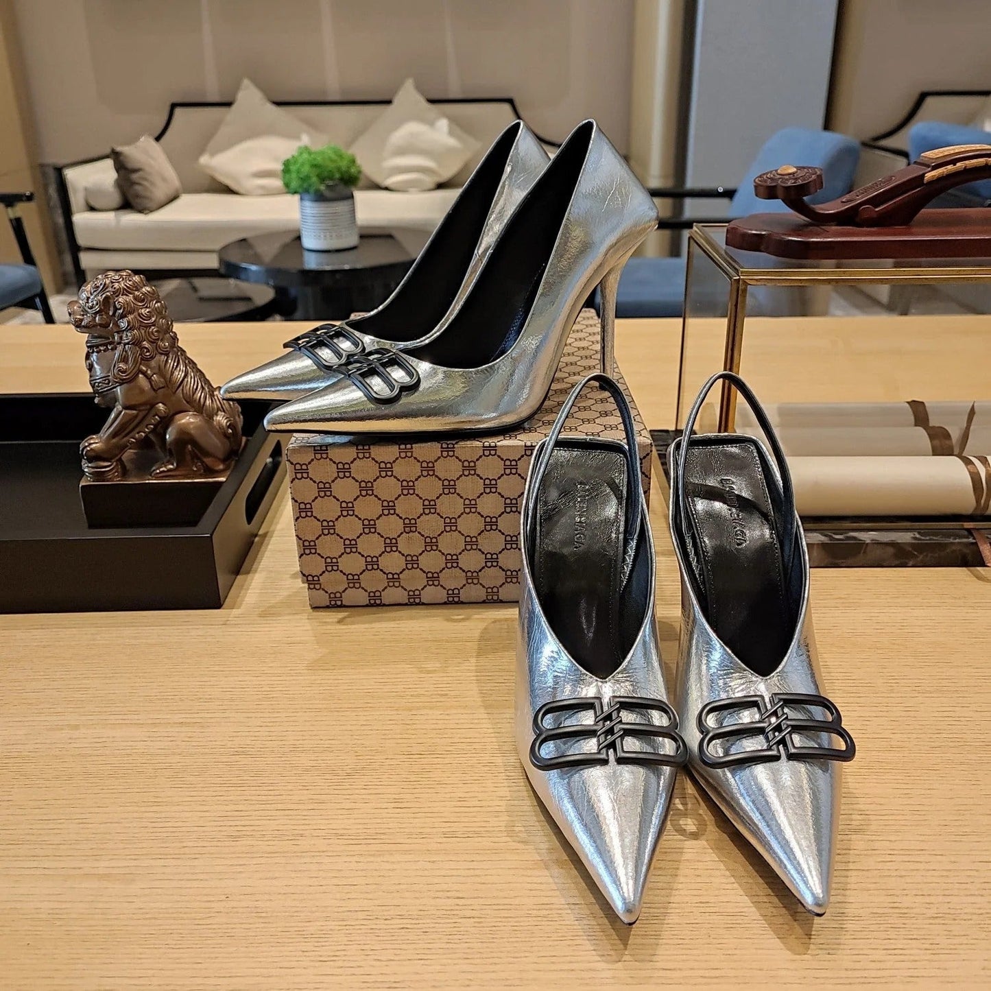 Balenciaga 26s High Heel Pump 90 Genuine Leather