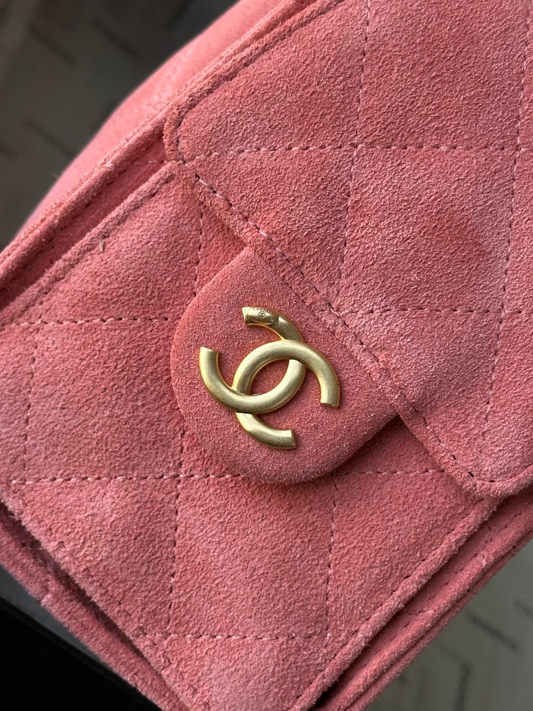 CC 26c Hobo Bag 22cm Hot Pink Suede