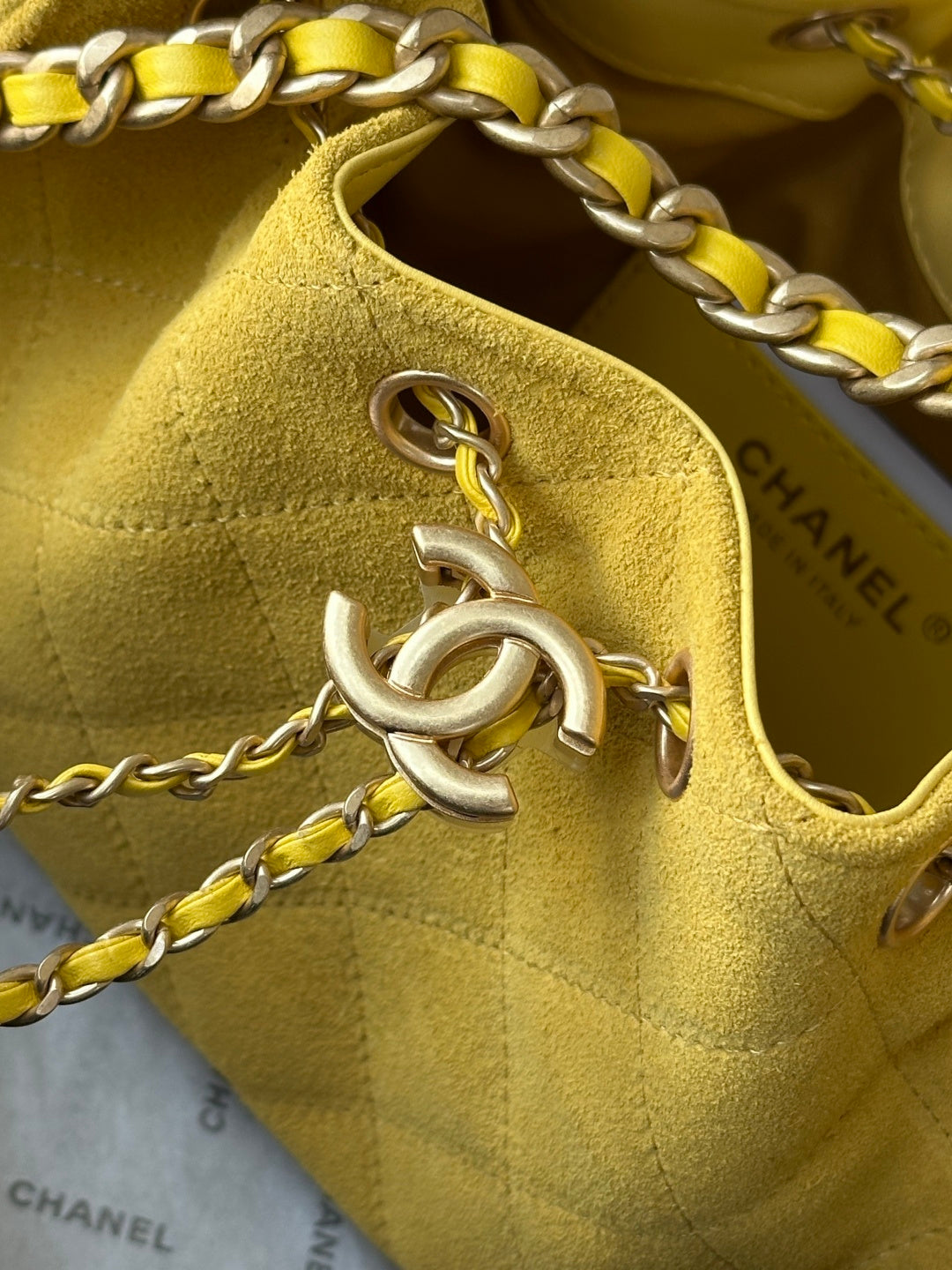 CC 26c Hobo Bag 22cm Yellow Suede