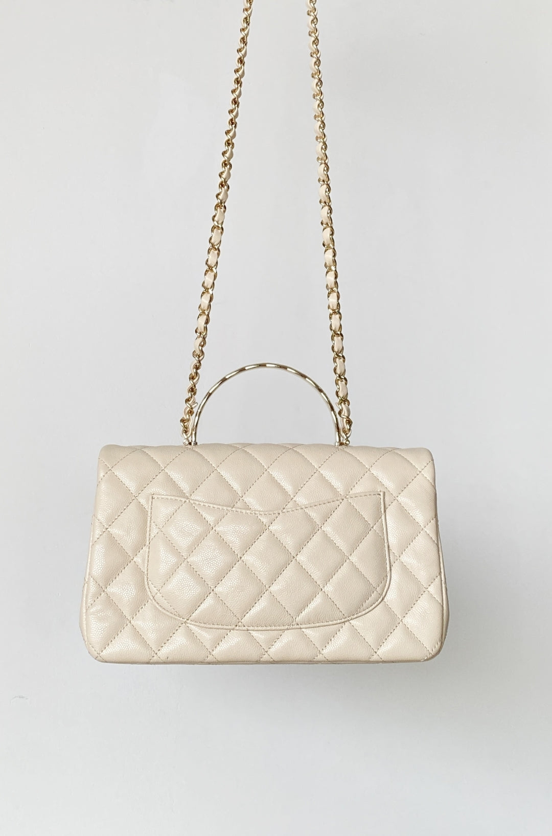 CC Handle Bag 23 Cream Caviar