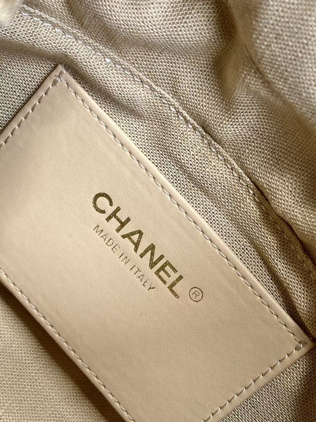 Chanel 2026 Basket Hobo Bag 27.5cm Coffee Calfskin