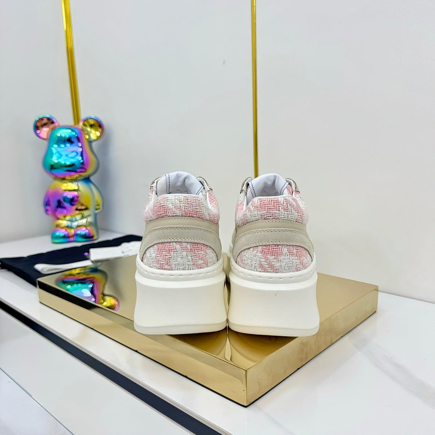 CC 25 Platform Sneaker Pink Nude Cowhide 312953