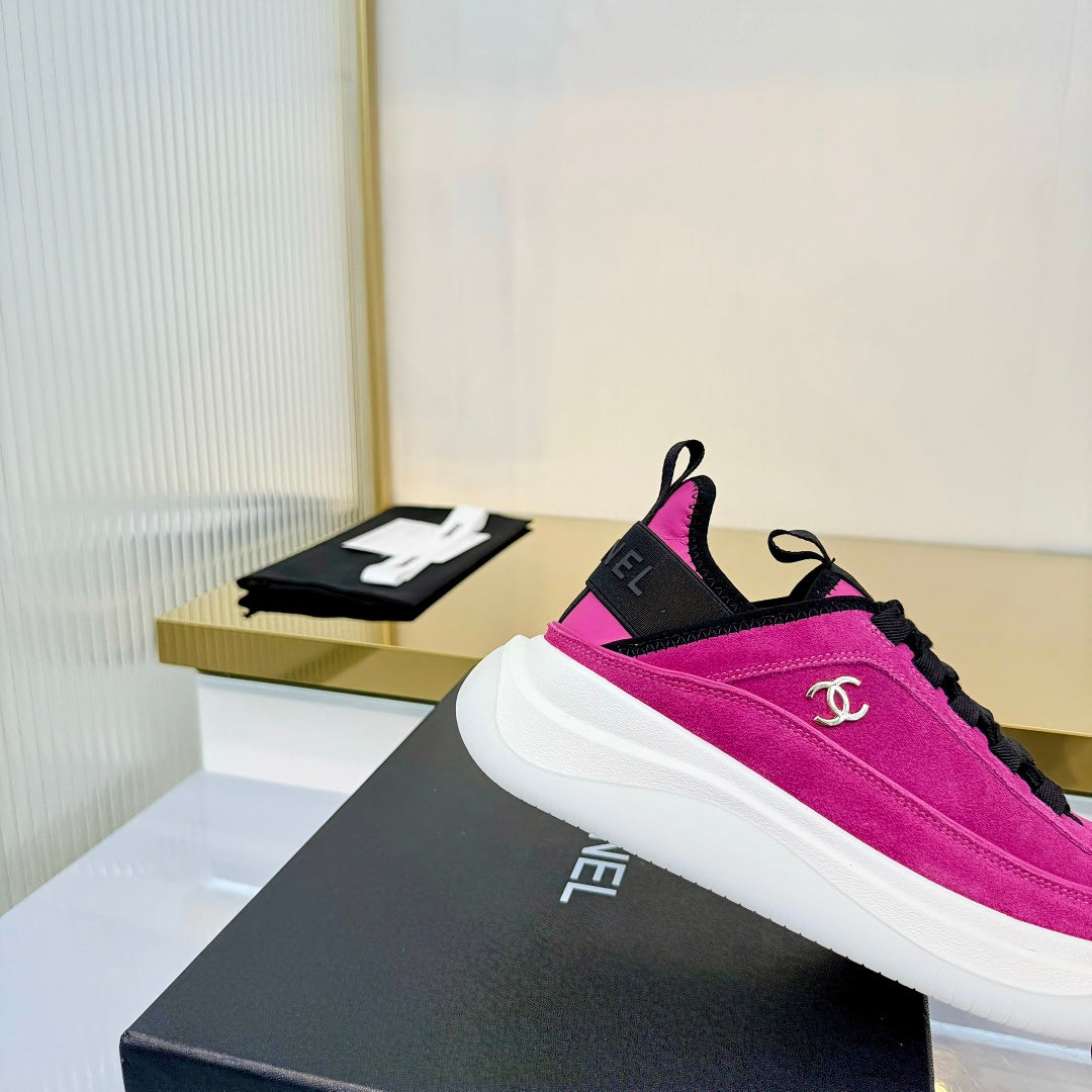 CC 26s Casual Sneakers Hot Pink Suede 928040