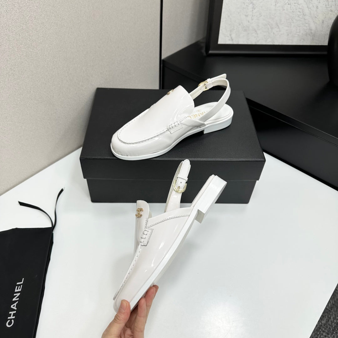 CC SS 2026 Pre Slingbacks White Patent Leather 630505