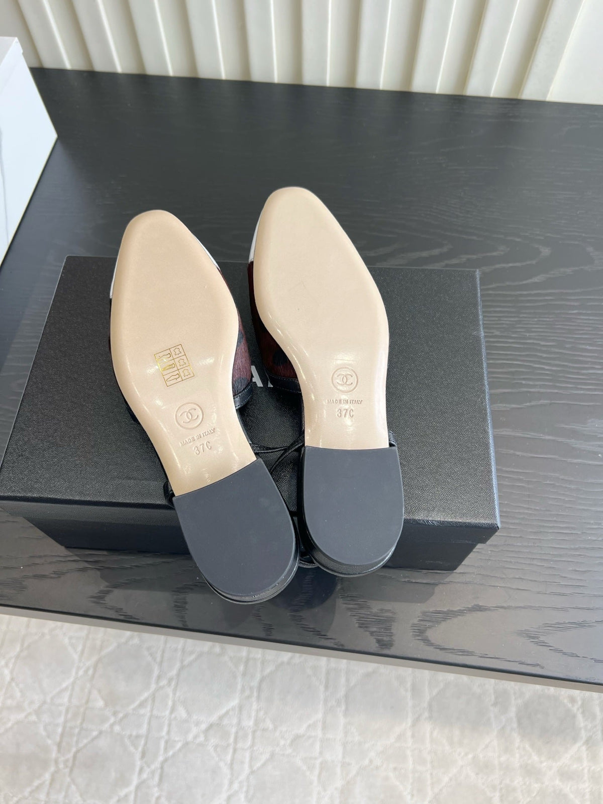 CC 26s Slingback Burugndy Horsehair 850779