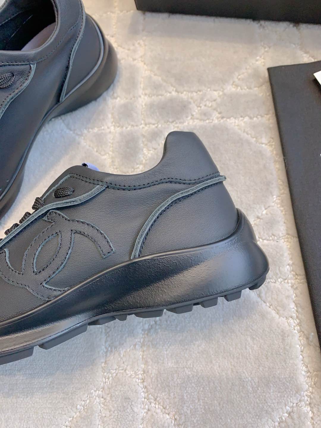 CC 26s Sneakers Black Perforated Calfskin 906376