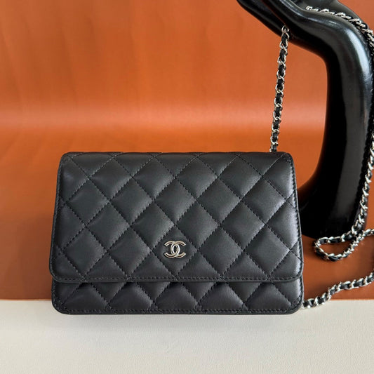 CC WOC 20cm Black Lambskin SHW 223285