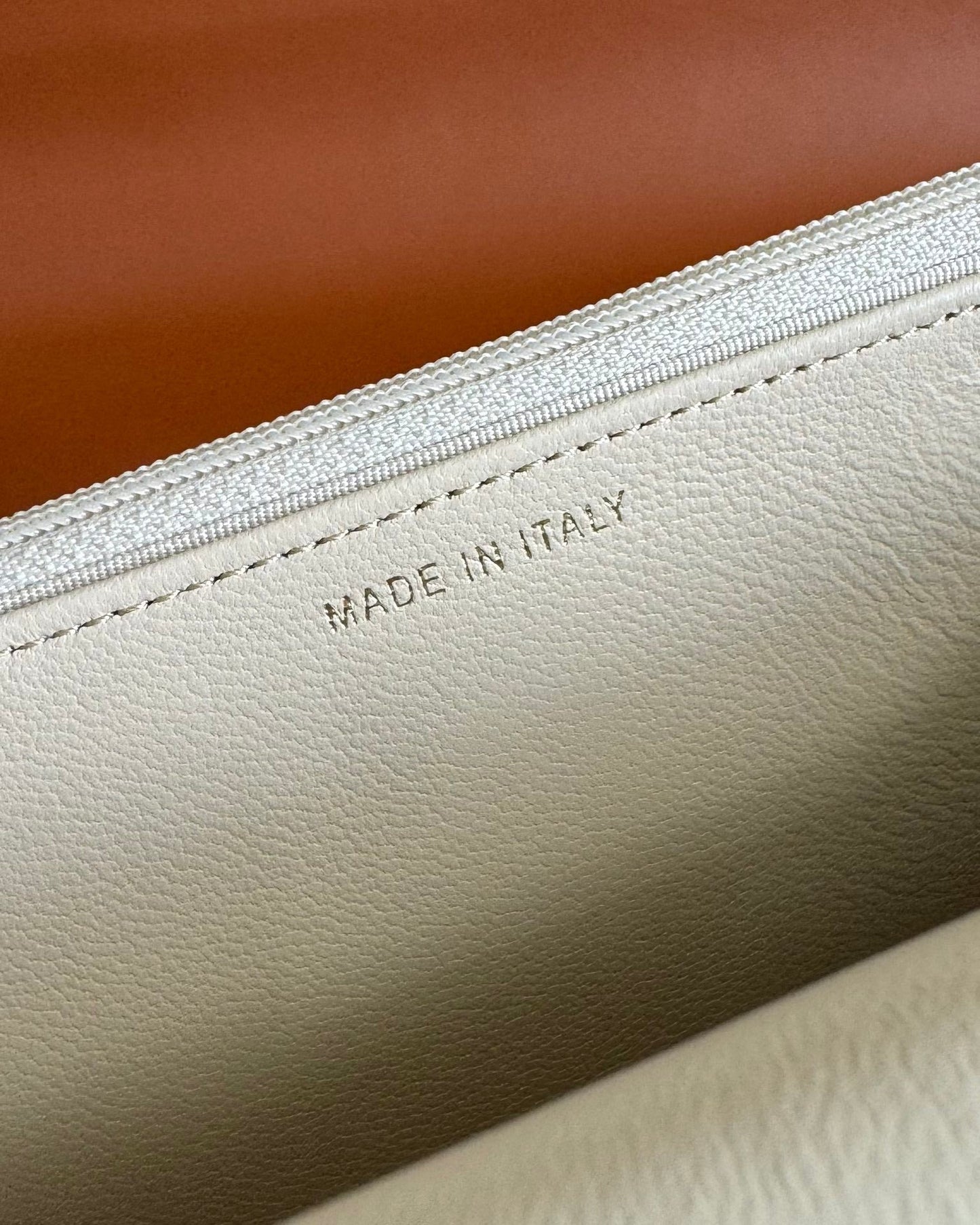 CC WOC 20cm White Lambskin GHW 223277