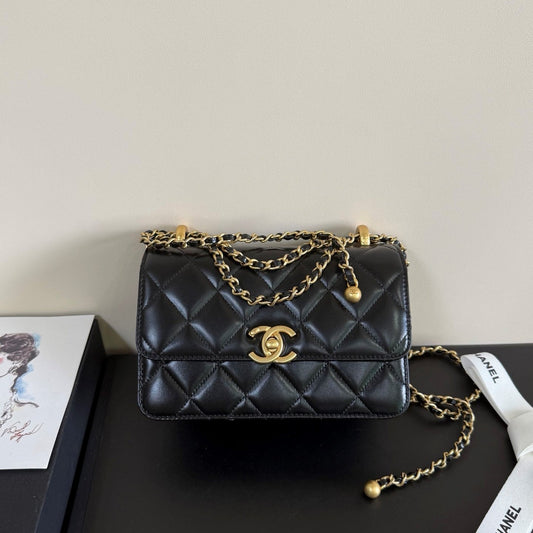 CC 24C Flap Bag Quilted Lambskin 214818