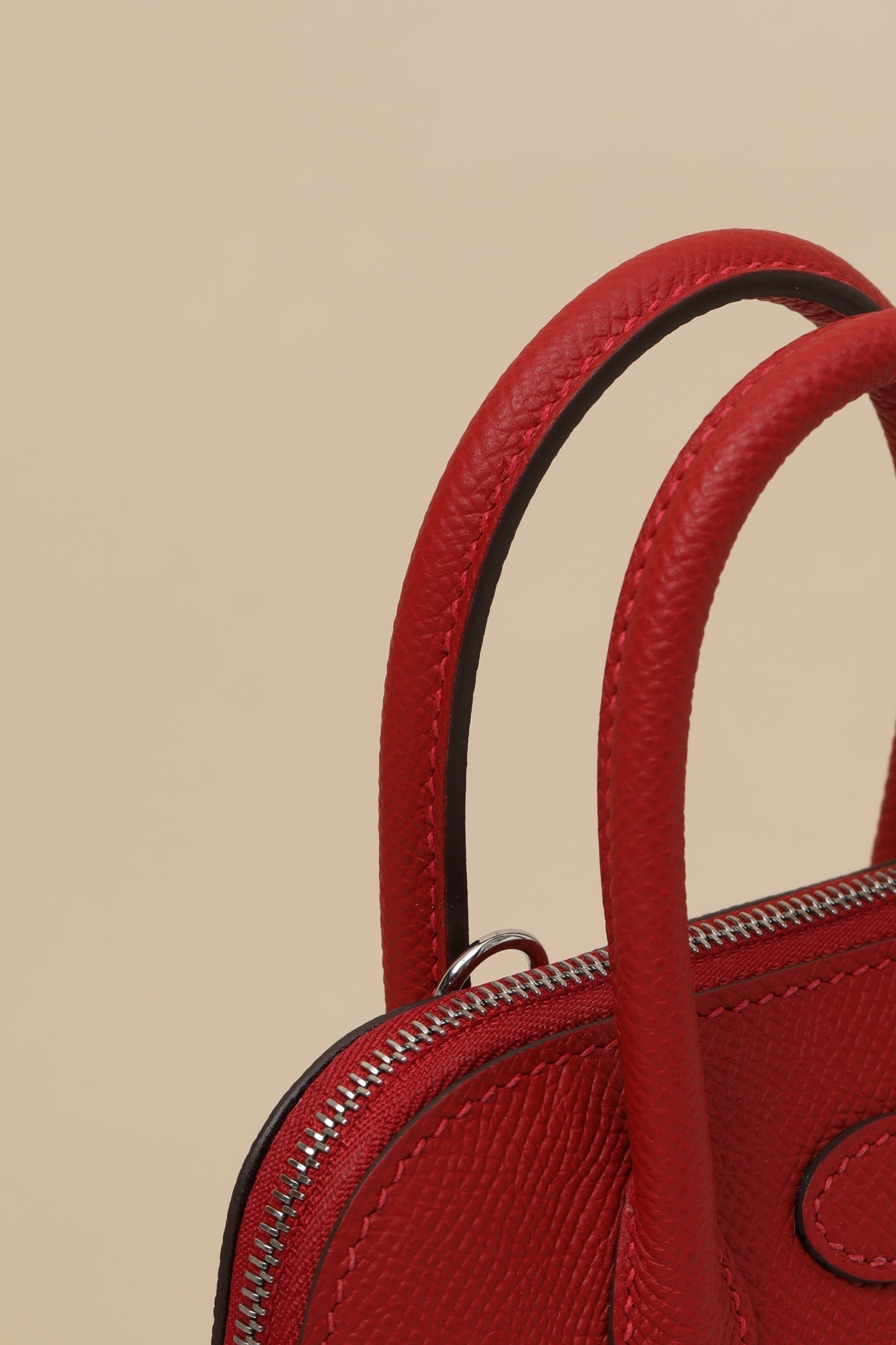HM Bolide Bag 15cm Red Epsom Leather 284519