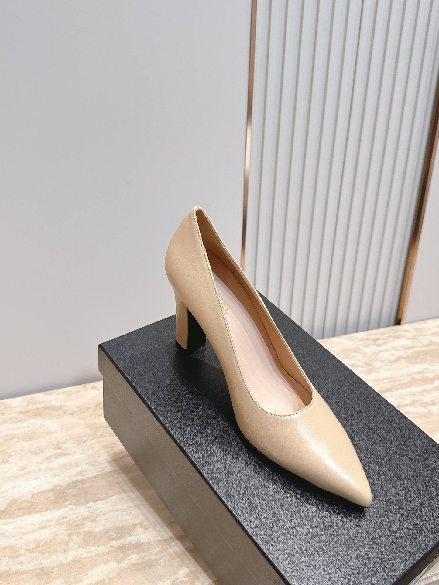 CC Métiers d’art 2026 Pumps 9.5cm Beige Sheepskin 898968