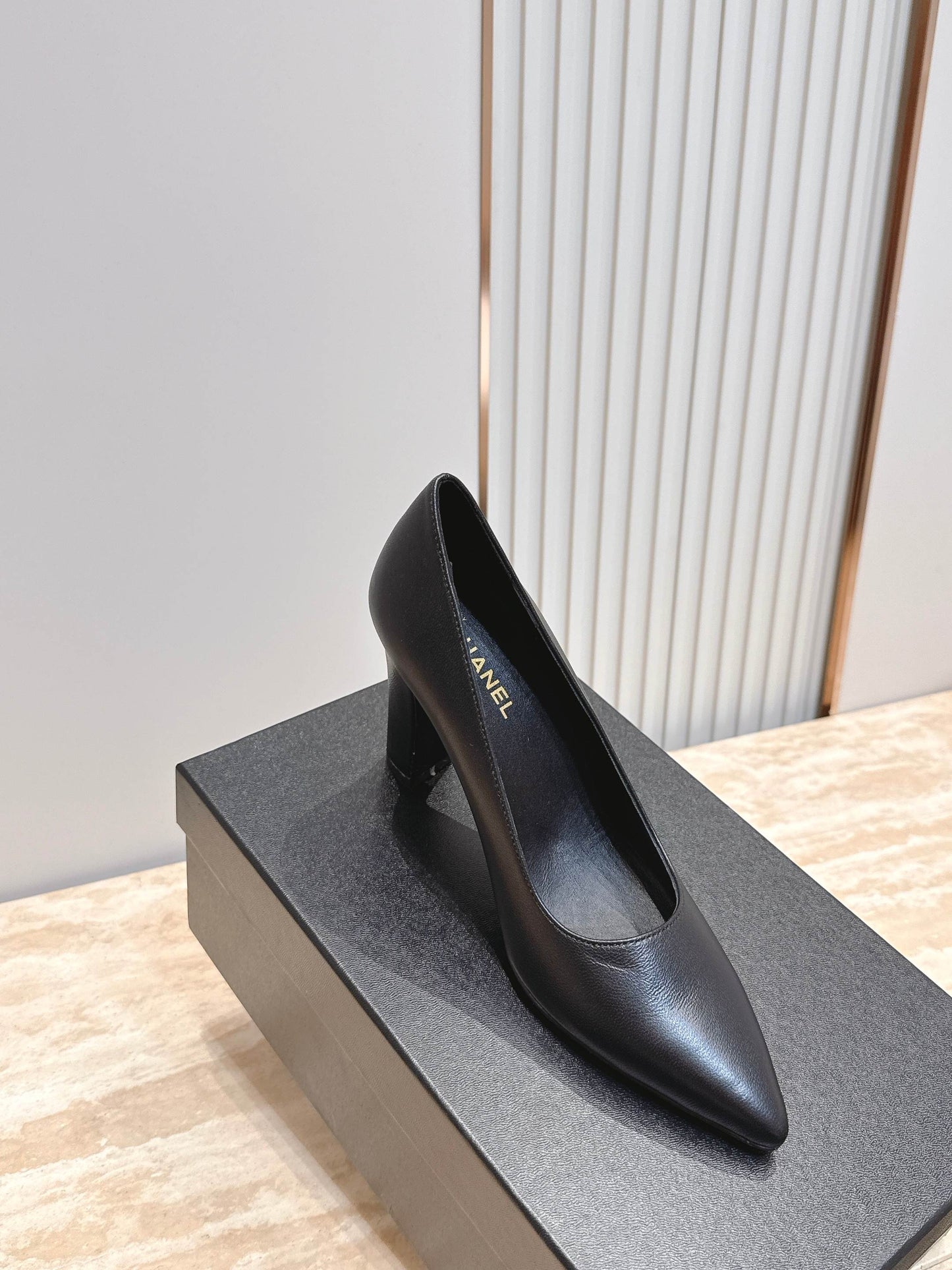 CC Métiers d’art 2026 Pumps 9.5cm Black Sheepskin 898969