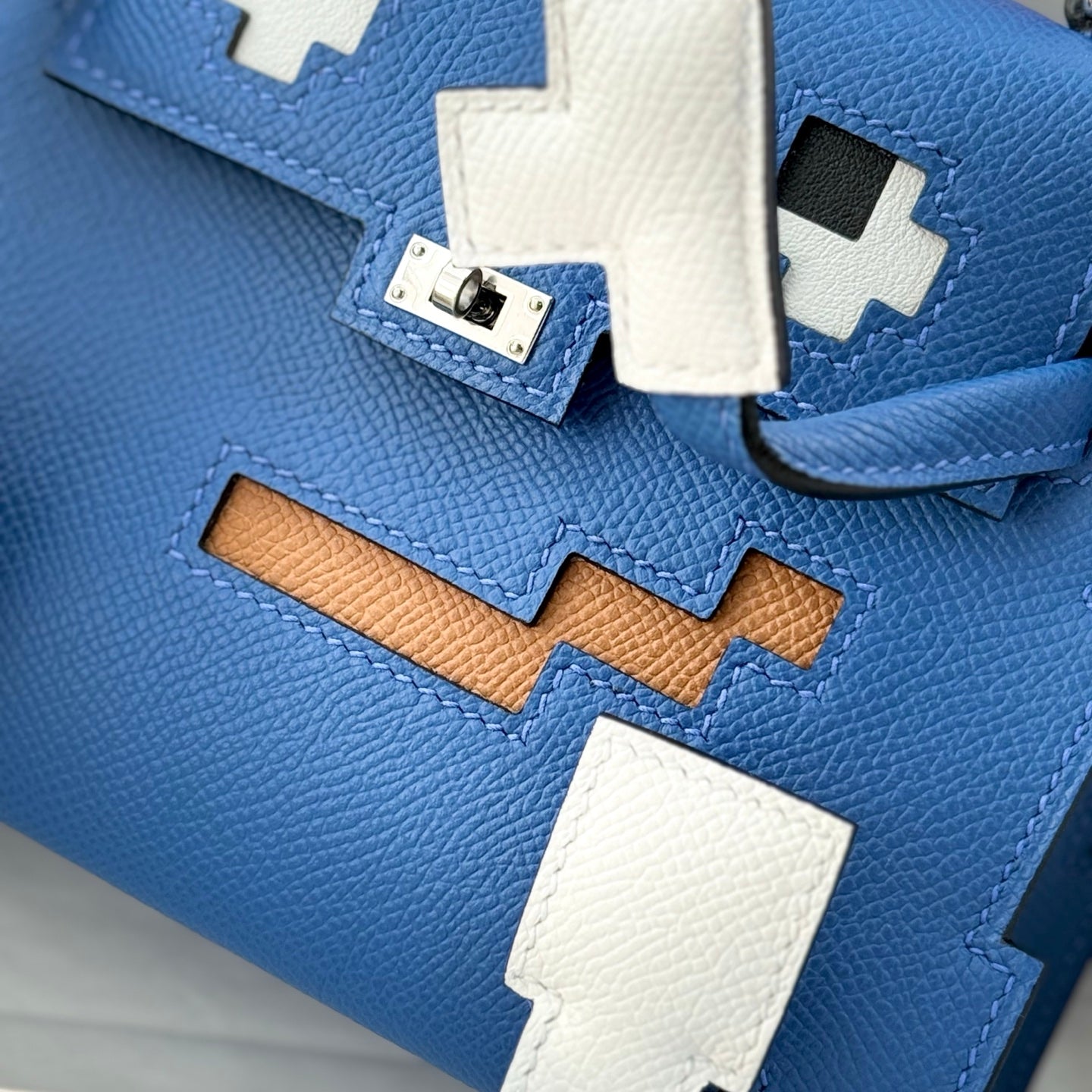 HM Kelly Doll Bag 18cm Dark Blue EpsomLeather 284587