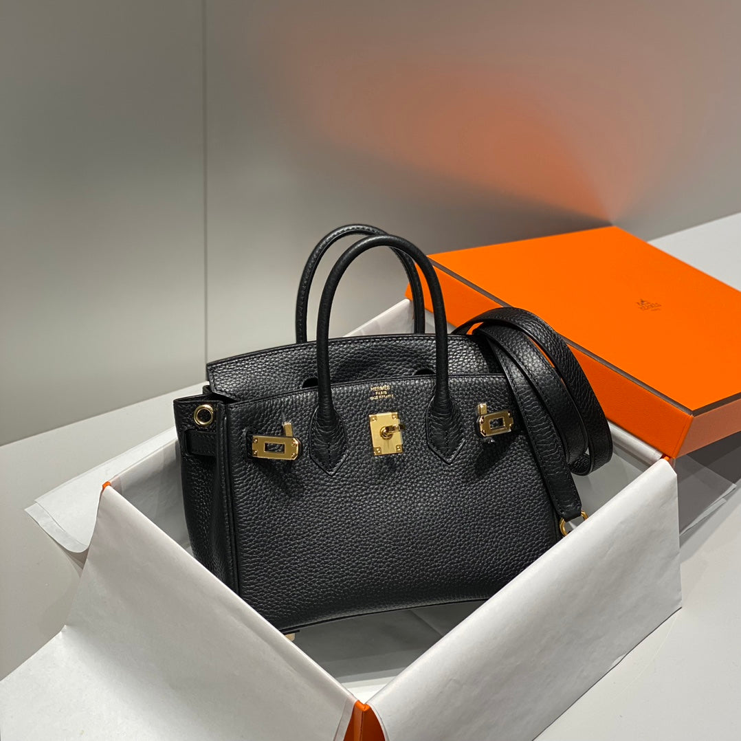 HM Birkin 20cm Black Togo Leather Gold Hardware