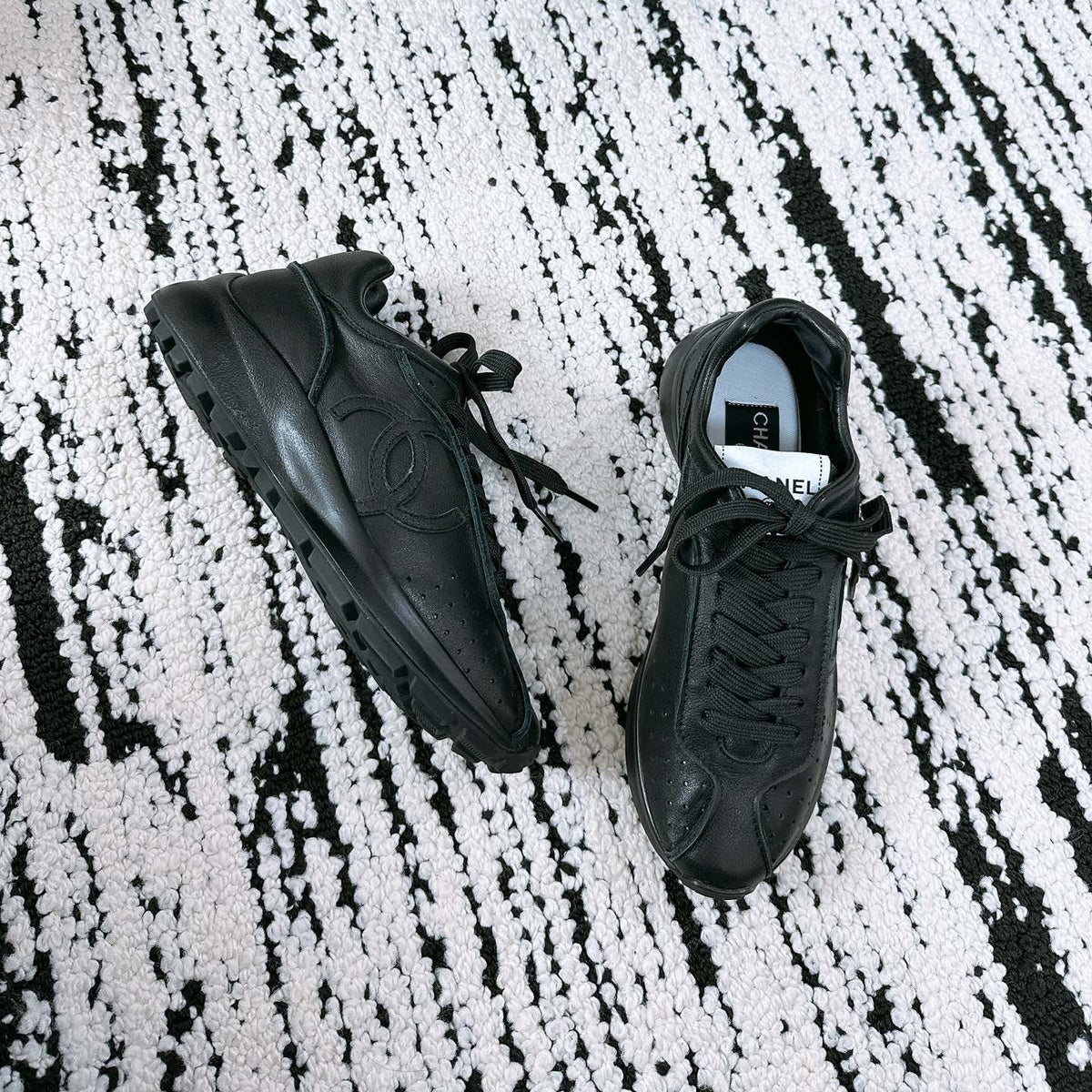 CC Sneaker 35mm In Black Soft Cowhide 144689