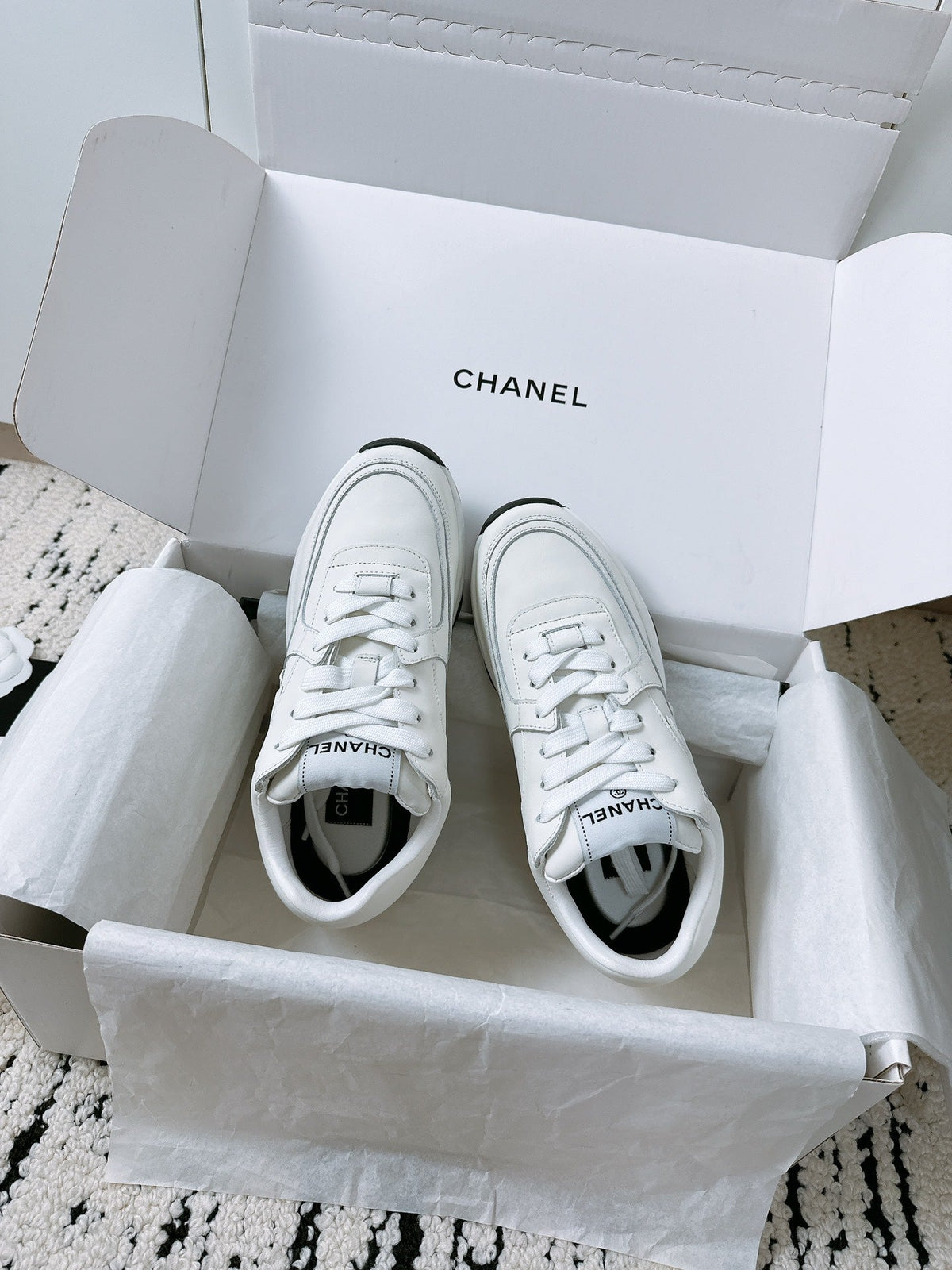 CC Sneaker 35mm In White Soft Cowhide 144702