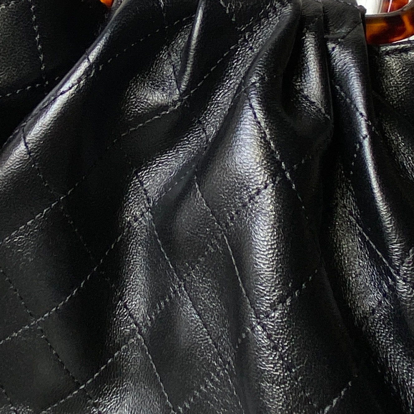 CC 26 Pouch Large Black Tortoiseshell Lambskin 286204