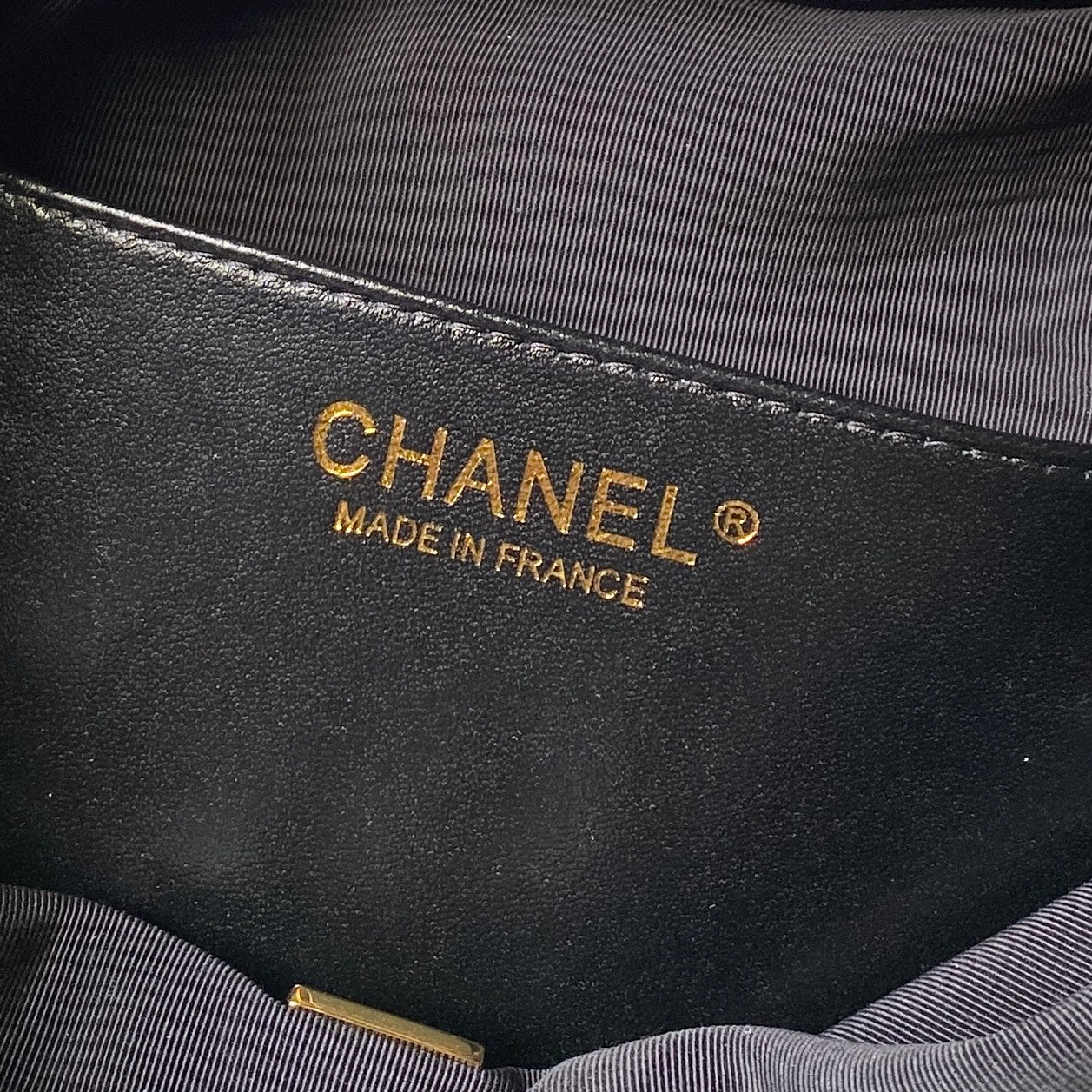 CC 26 Pouch Large Black Tortoiseshell Lambskin 286204
