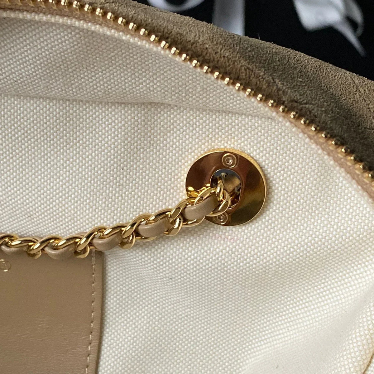 Chanel 2026 Bowling Bag 32cm Suede Leather