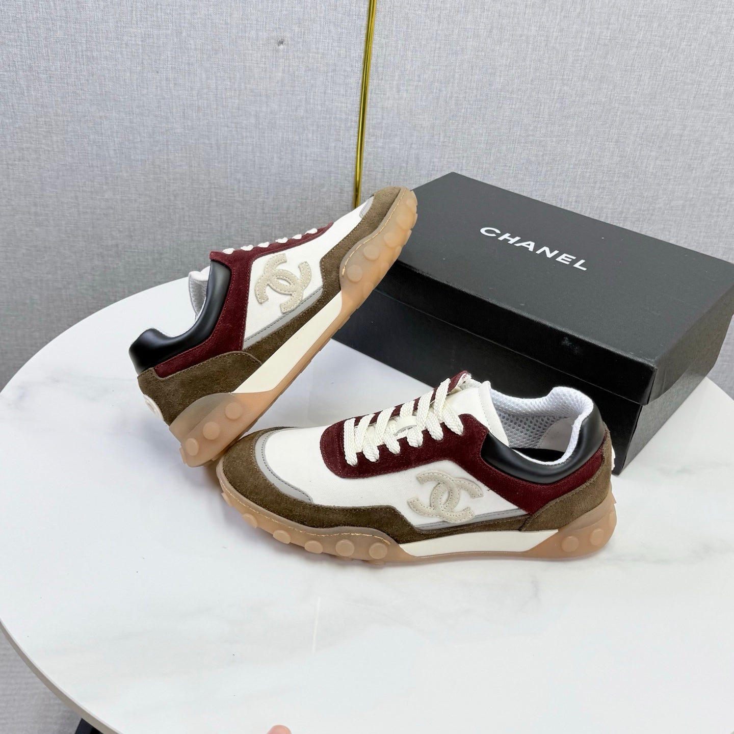 CC 26s Casual Sneakers Colorful Suede Calfskin 972885