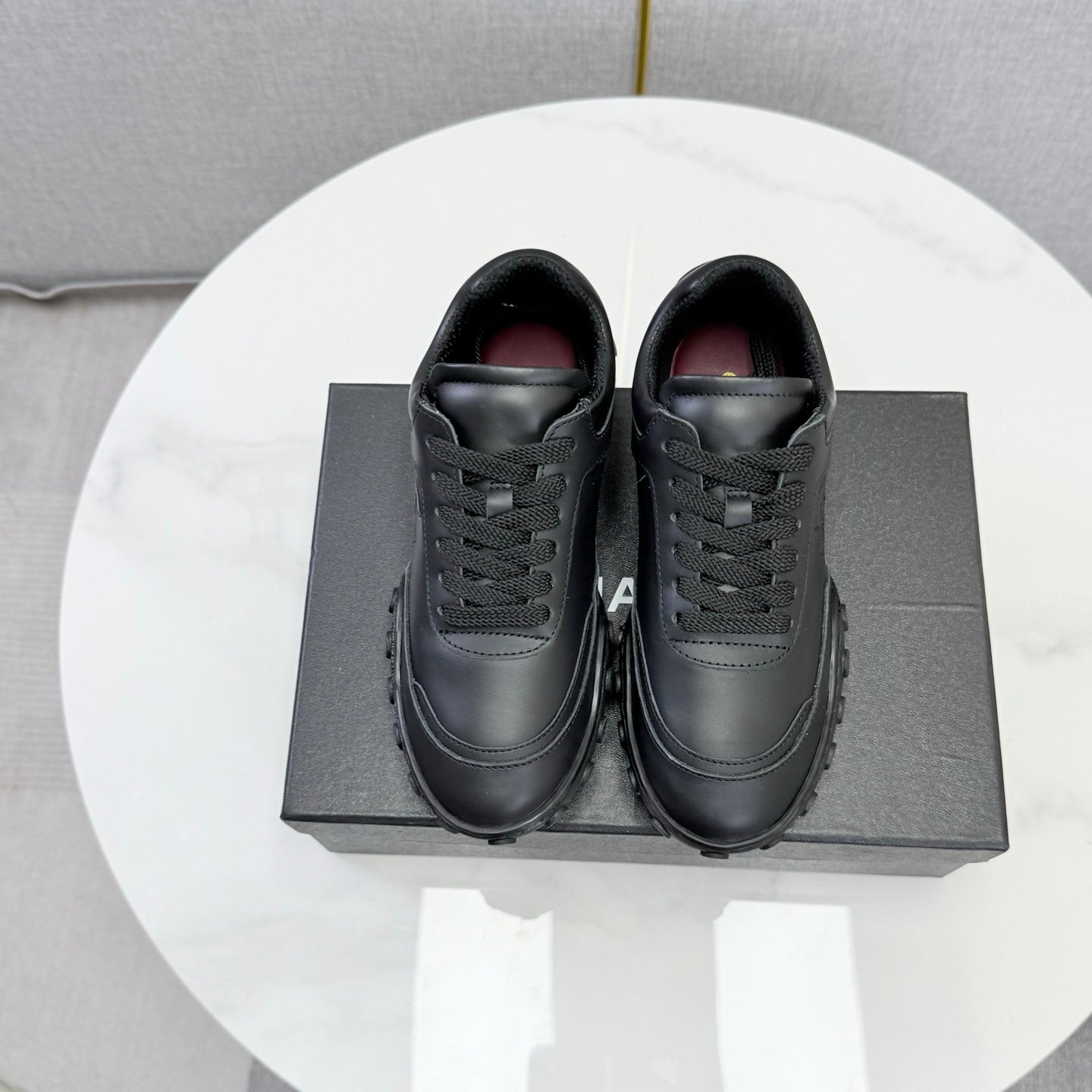 CC 26s Casual Sneakers Black Calfskin 972887